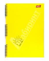 Картинка к книге Unipap - Тетрадь 80 листов Желтая, пружина (LW-5043)