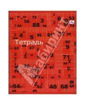 Картинка к книге Тетради - Тетрадь 48 листов клетка (ТКЛ481826) Цифры (красная)