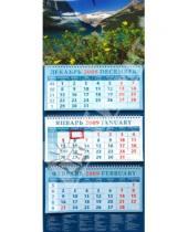 Картинка к книге Календарь квартальный 320х780 - Календарь 2009 Горный пейзаж (14810)