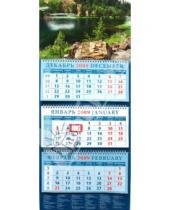 Картинка к книге Календарь квартальный 320х780 - Календарь 2009 Гармония природы (14814)