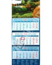 Картинка к книге Календарь квартальный 320х780 - Календарь 2009 Прекрасный сад (14817)