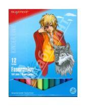 Картинка к книге Silwerhof - Фломастеры 12 цветов (861223-01) Anime