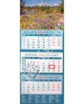 Картинка к книге Календарь квартальный 320х780 - Календарь квартальный 2011 год "Очарование весны" (14153)