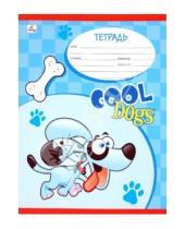 Картинка к книге Тетради - Тетрадь 12 листов клетка "Веселые собаки" (ТК123235)