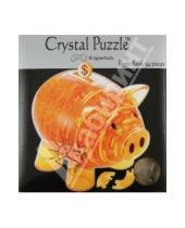Картинка к книге Crystal Puzzle - Головоломка КОПИЛКА ХРЮША золотая (91003)
