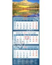 Картинка к книге Календарь квартальный 320х780 - Календарь 2013 "Гармония природы" (14341)