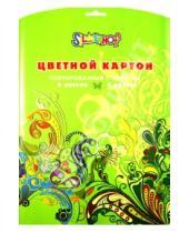 Картинка к книге Silwerhof - Картон цветной 8 листов, 8 цветов, гофрированный с принтом (918065-14)