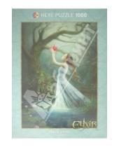 Картинка к книге Elixir - Puzzle-1000 "Девушка с красным цветком" (29523)