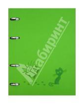Картинка к книге Доминанта - Тетрадь 120 листов, клетка "Froggy" с кольцевым механизмом (№302/green)