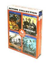 Картинка к книге Фильмы - Action collection. Призрачный гонщик 2, Неудержимые, Профессионал, Исходный код (Blu-ray)