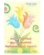 Картинка к книге TUKZAR - Набор цветной бумаги, двухсторонняя, тонированная, 10 цветов, 10 листов (TZ-8109)