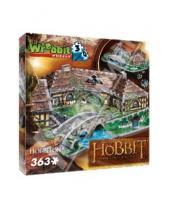 Картинка к книге Wrebbit 3D - W3D-1002 Пазл 3D Хоббитон (363 дет.)