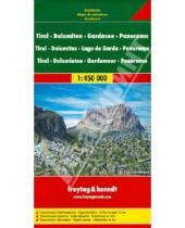 Картинка к книге Freytag & Berndt - Tyrol - Dolomites - Lake Garda - Panorama. 1:450 000