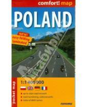 Картинка к книге Comfort! map - Польша. Ламинированная карта-покет. Масштаб 1:1400000