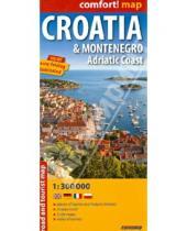 Картинка к книге Comfort! map - Croatia and Montenegro. Adriatic Coast 1:300 000