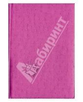 Картинка к книге Ежедневник без дат - Ежедневник недатированный "Страус" (розовый, А5) (29988)