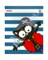 Картинка к книге Тетради - Тетрадь "My cat Pip". Пират" (48 листов, клетка, в ассортименте) (ТКЛ48420)