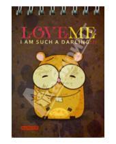 Картинка к книге Marker - Блокнот "Love me" (А7, 100 листов), в ассортименте (M-520710B)