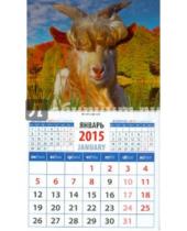 Картинка к книге Календарь на магните  94х167 - Календарь магнитный на 2015 год "Год козы. Забавная коза" (20533)