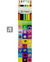 Картинка к книге Цветные карандаши 6 цветов (4-8) - Карандаши трехгранные EMOTIONS (6 цветов) (134190-06)
