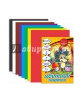 Картинка к книге Brauberg - Картон цветной А4 "Kids Series. Ежик" (8 листов, 8 цветов) (124766)