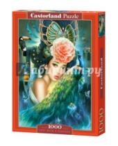 Картинка к книге Puzzle-1000 - Puzzle-1000 "Дама с павлином" (C-103195)