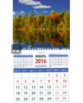 Картинка к книге Календарь на магните  94х167 - Календарь на магните на 2016. Гармония природы (20617)