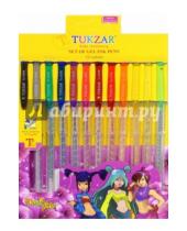Картинка к книге TUKZAR - Набор ручек гелевых суперметаллик, 12 цветов (TZ 5208-12)