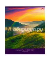 Картинка к книге Тетради - Тетрадь общая, 40 листов "Пейзажи с радугой", 5 видов (ТК405050)