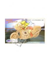 Картинка к книге Наземная техника - Сборная деревянная модель "Гоночный мотоцикл" (Р023)
