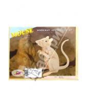 Картинка к книге Дикие животные - Сборная деревянная модельи "Мышь" (М001)