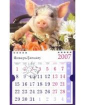 Картинка к книге Календари - Календарь 2007 Поросенок с дипломатом (МО-0034)