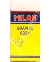 Картинка к книге Milan - Ластик в пленке Graphic универсальный (6024)