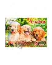 Картинка к книге Альбомы - Альбом для рисования 24 листа (АП24385) Три щенка