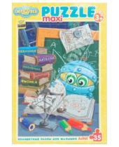 Картинка к книге Пазлы-35 maxi (планшетные) - Пазл-35-maxi Смешарики. Биби учится (4347)