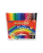 Картинка к книге Фломастеры 18 цветов (15-20) - Фломастеры 18 цветов "Rainbow Kids" (7550/18)
