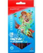 Картинка к книге Silwerhof - Фломастеры 18 цветов Fairies (871825-01)