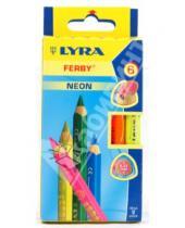 Картинка к книге LYRA - Карандаши 6 цветов (лакированные) Ferby Neon (3621063/983К06)