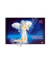 Картинка к книге Хатбер - Альбом для рисования 40 листов "Ангелы" (40А4блВсп)