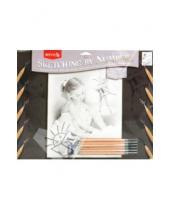 Картинка к книге Раскрашивание карандашами (графическими) - Набор для раскрашивания графитными карандашами "Балерина" (PPSK5)