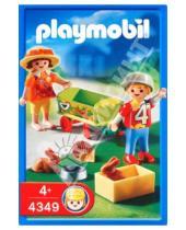 Картинка к книге Playmobil - Дети с животными в тележке (4349)