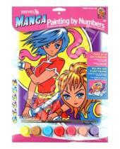 Картинка к книге Раскрашивание карандашами (цветные) - Набор для раскрашивания красками "Девочки воины" (PBNM4)