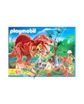 Картинка к книге Playmobil - Спинозавр с детенышами у гнезда (4174)