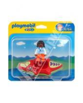 Картинка к книге Playmobil - Ребенок с надувным матрасом в виде Крокодила (6764)