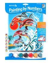Картинка к книге Раскрашивание карандашами (цветные) - Набор для раскрашивания "Дельфины" (PPPNJ34)