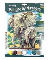 Картинка к книге Раскрашивание карандашами (цветные) - Набор для раскрашивания "Слоны" (PPPNJ49)