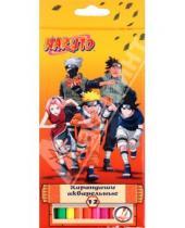 Картинка к книге Naruto - Карандаши акварельные 12 цветов "Naruto" (AK-12/N)