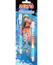 Картинка к книге Naruto - Набор из 2-х ручек, шариковые автоматические с резиновым упором "Naruto" (TB215-CB/N)