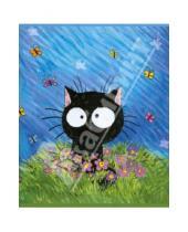 Картинка к книге Тетрадь - Тетрадь "Черный кот", 48 листов, А5, клетка (21025)