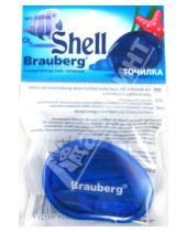 Картинка к книге Brauberg - Точилка "Shell" с контейнером (222506)